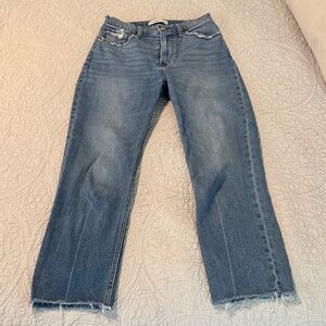 Abercrombie ankle straight jeans